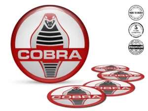 Shelby Pegatina de Rueda Logo Edición Epoxi Alta Calidad